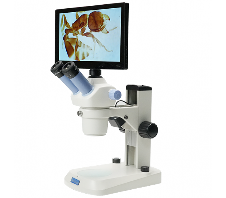  LCD Digital Zoom Stereo Microscope 
