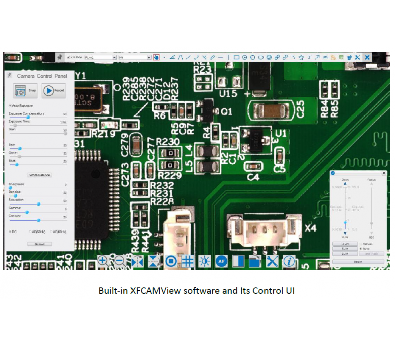  Digital Macro Microscope with Autofocus and Electric Controlled Continuous Zoom 