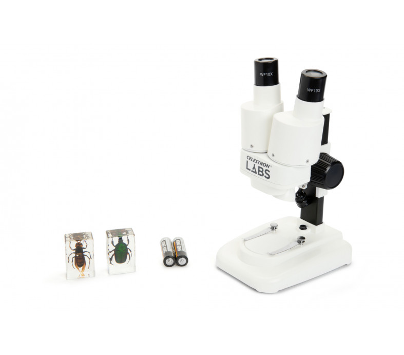  Celestron Labs S20 - Stereo Microscope (Worldwide Model – 5-Language) 