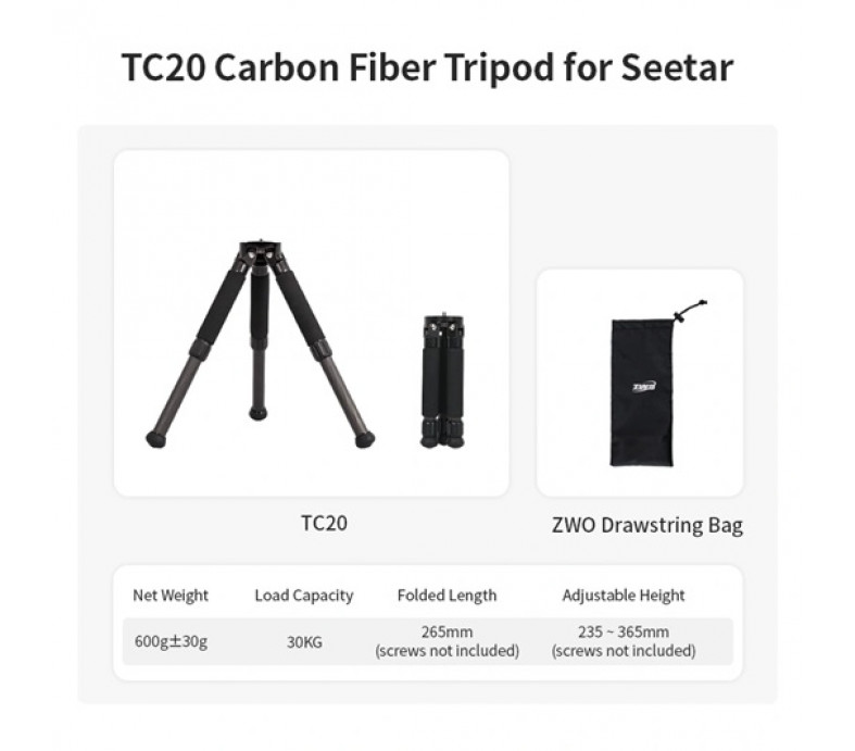  TC20 Carbon Fiber Tripod 